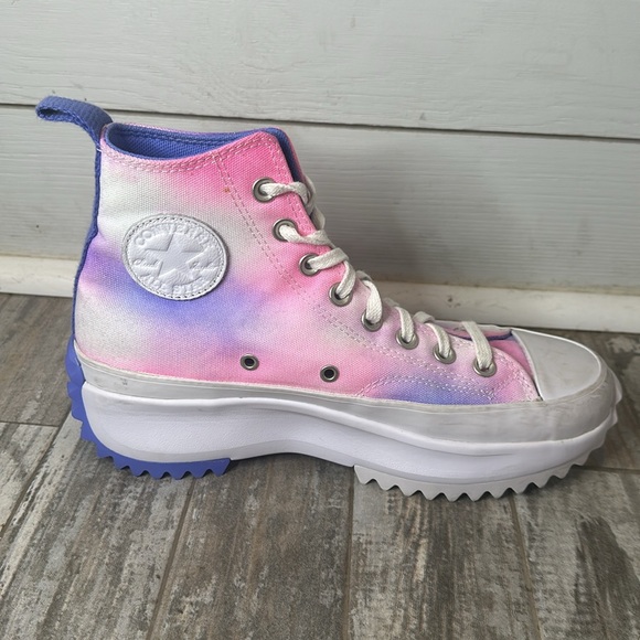 Platform Converse Run Star Hike High 'Cloud Wash - Storm Pink' Size 8.5 - Picture 2 of 4